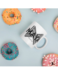 White glossy mug 2