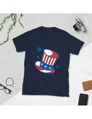 Top Hat USA Short-Sleeve Unisex T-Shirt