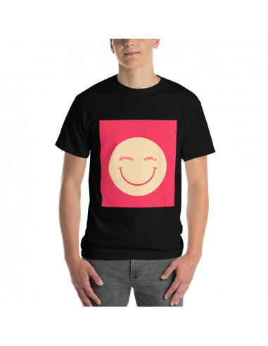 Always with a smile Short Sleeve T-Shirt